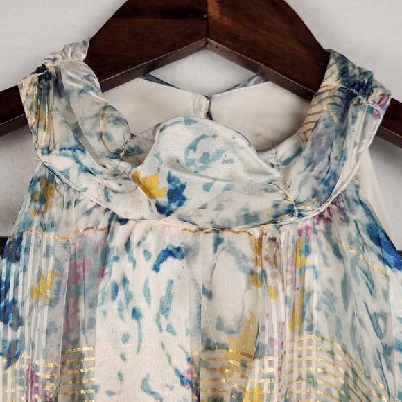 Anthropologie Somerset Collection Halter Edition Midi Dress Women’s SZ LG - Picture 8 of 16